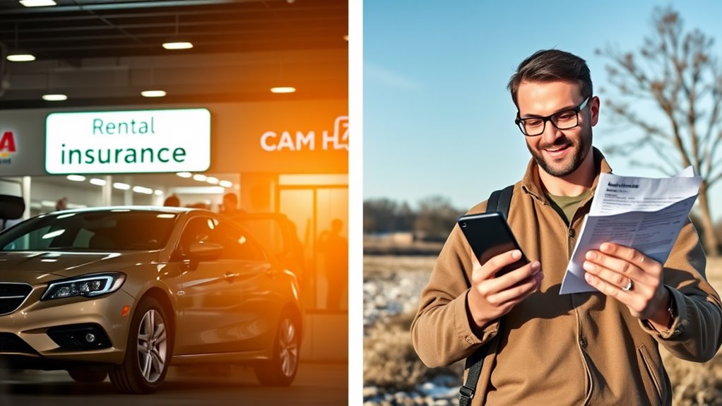 rental vs third party insurance